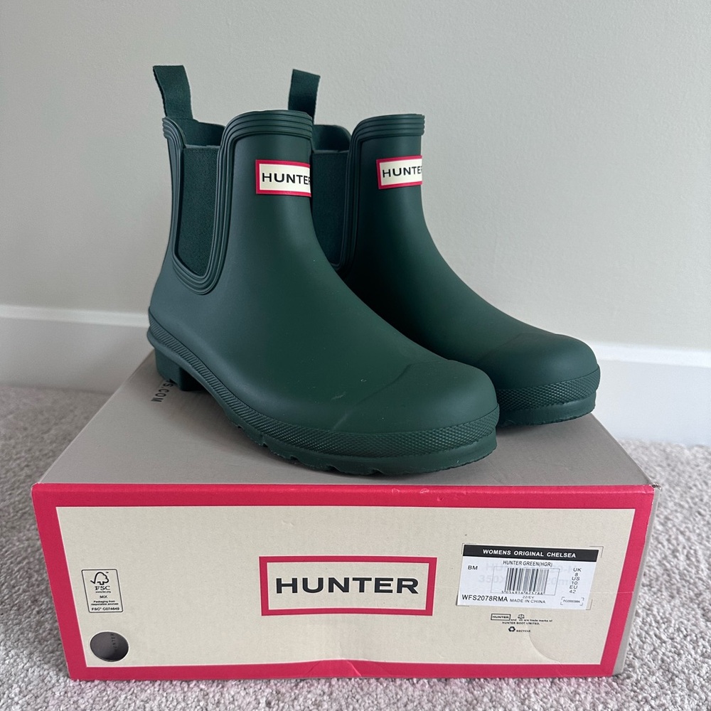 Hunter Green Women’s Original Chelsea Boot